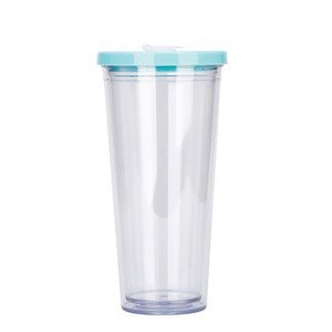 แก้วน้ำพลาสติกสองชั้น <span class=keywords><strong>Mlife</strong></span> ปลอดสาร BPA สำหรับขายส่ง พร้อมฝาพลาสติกใส หลอดดูด และจานรอง สำหรับเครื่องดื่มเย็น - Product Image 5