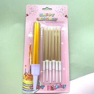 Toptan Sıcak Satış Altın ve Gümüş 0-9 Rakamlı Mumlar Doğum Günü Pastası Süsleme Promosyon Parti Malzemeleri Altın Kaplama Kutu - Product Image 4