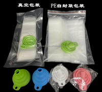 100 PCS Sacs d'emballage transparents personnalisés pour glaces et bâtonnets glacés, pour usage commercial