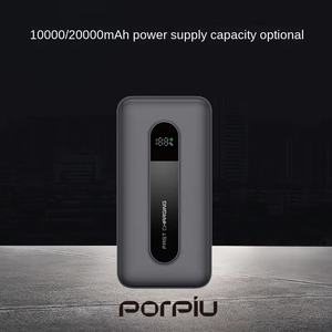 PORPIU 2025 Nouvelle batterie externe ultra-fine 20000 mAh avec câble rétractable, charge ultra-rapide PD22.5W, affichage LED, câble intégré, cadeau idéal - Product Image 2