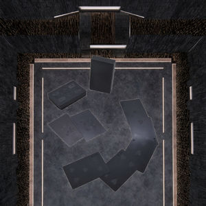 Fabricación de Cartas de Póker Publicitarias OEM Personalizadas, de Plástico con Lámina Negra e Impresión en Dorado y Plateado para Regalo - Product Image 3