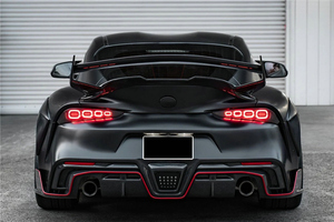 Aileron arrière en fibre de verre non peint 2019+ pour TOYOTA Supra A90 type T type B - Product Image 1