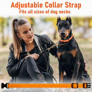 1000 pies de rango de vibración, pitido inofensivo, seguro, sin tirones, <span class=keywords><strong>Collar</strong></span> de entrenamiento para perros, <span class=keywords><strong>Collar</strong></span> de choque humano para perros con 4 modos de entrenamiento - Product Image 5