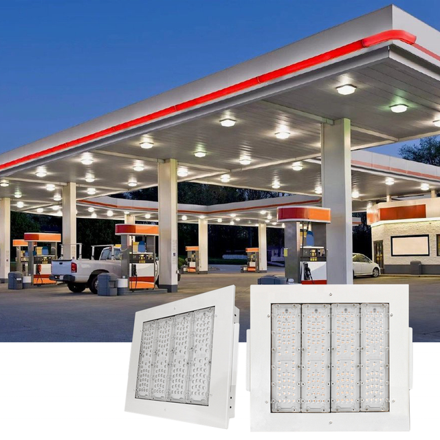 Explosion Proof High Bay Light 100W-200W IP65 LED Flood Light for Warehouse Gas Station Ceiling Lighting