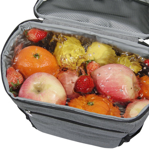 Doble almuerzo bolsa suave de bolsa de playa picnic <span class=keywords><strong>camping</strong></span> refrigerador aislado bolsa de <span class=keywords><strong>mochila</strong></span> - Product Image 5