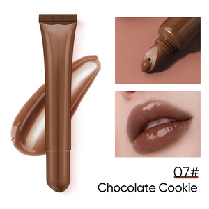 MLM Gel Liquid <b>Lip</b> Glaze Balm <b>Lip</b> Gloss Private Label Vegan Customize Logo Moisturizing Hydrating Waterproof <b>lip</b> gloss balm - Product Image 2