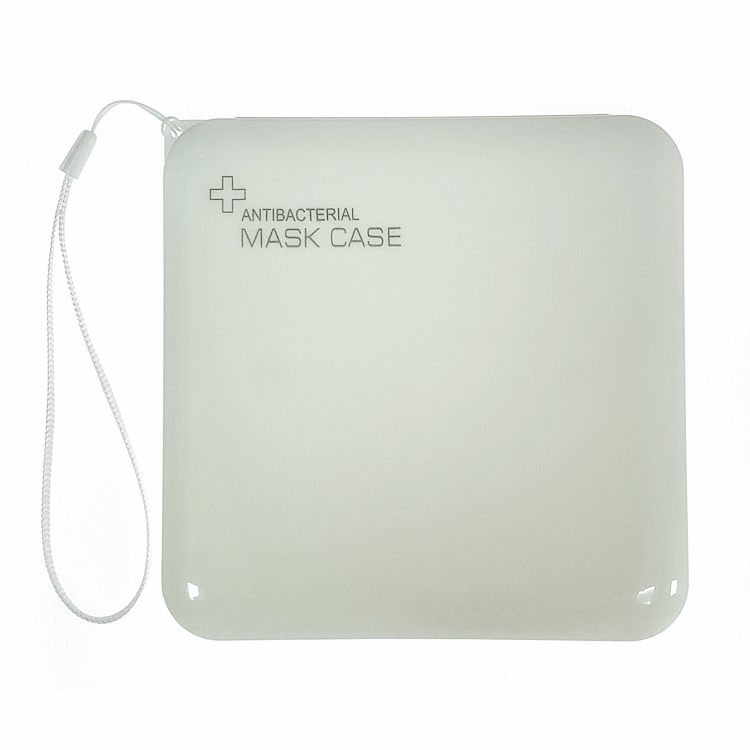 2021 маска держатель портативный многоразовый анти-бактериальное PP пластиковая маска чехол маски для лица, футляр для хранения