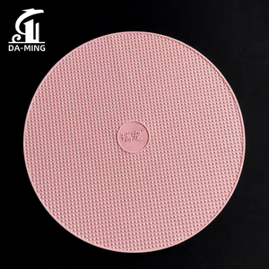 Runde Tierpflege-Antirutschmatte, Durchmesser 57cm, weich und bequem, rutschfest, geeignet für Zoohandlungen und Tierpfleger, Pink - Product Image 1