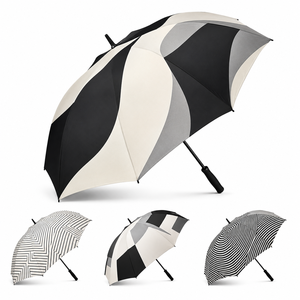 Minimalist 60mph <b>Windproof</b> Parapluie Advertising Gifts 135cm Diameter EVA Handle 14mm Fiberglass Custom Golf <b>Umbrella</b> With Logo - Product Image 1