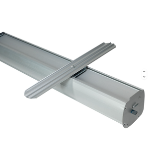 कस्टम वेडिंग बैनर पोर्टेबल रोल अप बैनर 'स्टैंड रिट्रेटेबल बैनर रोल अप' लोगो के साथ कस्टम पृष्ठभूमि प्रदर्शित करता है - Product Image 2