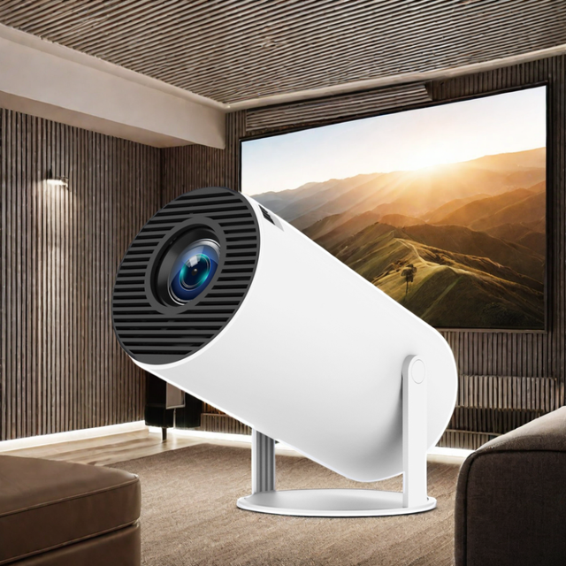 Upgraded 1080p Hd Movie Projector Android 11 Hy300 Pro Portable Outdoor Mini Projector for Home Bedroom