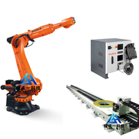 Bras robotique de classe haute performance à 6 axes, KUKA KR 210 R2700-2, avec kit de préparation et pince à rail linéaire