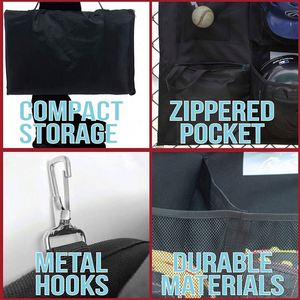 Échantillon Gratuit : Organisateur de Casquettes de Baseball Suspendu pour 15 Joueurs - Sac de Rangement pour Équipement de Baseball - Product Image 4