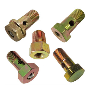 Perno hueco métrico con retorno de bola para bomba de aceite, piezas de automóvil, clase 8.8, acero al carbono - Product Image 2