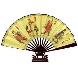 Abanico Plegable Estilo Chino, Tela Clásica para Danza, Diseño Vintage con Dragón Animal en Plástico, Abanicos de Mano, Accesorios para Fotos, Cosplay - Product Image 6