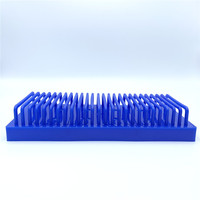 Plastic Slide Drying Stand 25 Place Microscope Glass Slide Draining Racks for Lab