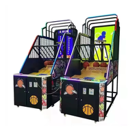 Vente directe usine : Machine de tir au basket d'arcade en métal durable, jeu à monnayeur pour enfants et adultes, 1 an de divertissement en anglais