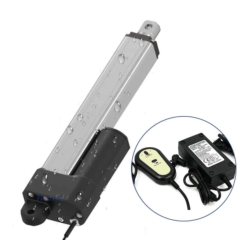 Personalización de carrera 5000N 12V 24V DC Motor de actuador lineal eléctrico impermeable DC para parasol