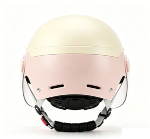 Casco de Motocicleta para Adultos, Diseño de Dos Tonos con Acabado Mate, Material ABS Ligero, Aplicación para Juegos, Cinta Mágica Ajustable, Talla 5 <span class=keywords><strong>YT</strong></span> - Product Image 2