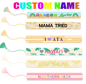 Colore viola ti amo mamma bracciale gioielli ricamo nappa donna bracciale donna festa della mamma all'ingrosso regali 2024 - Product Image 3