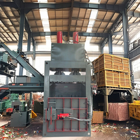 Presse à balles hydraulique verticale pour papier, carton, canettes et plastique