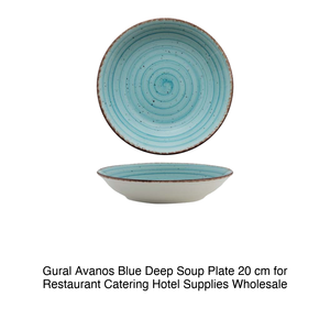 Avanos Blue Deep Plate 20 cm Gural - Product Image 2