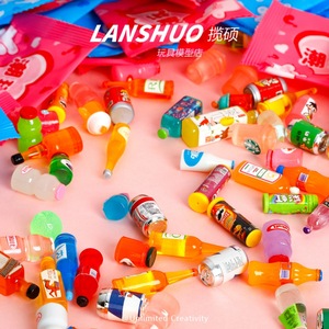 Lanshuo <b>Miniature</b> Resin <b>Bottle</b> Blind Bag Random DIY Craft Accessory Toy Model Set - Product Image 1