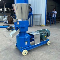 Machine à granulés d'aliments pour animaux (poulets, bovins, chevaux), granulateur, machine à granulés diesel, machine à granulés de bois