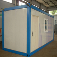 Maisons conteneurs portables préfabriquées OEM ODM à assembler, type villa, bureau, atelier, appartement, école, 2-3 chambres