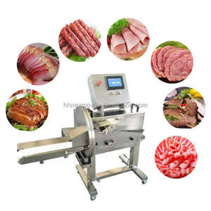 เครื่องหั่นเนื้อไก่ ปลา เนื้อหมู อัตโนมัติ ปรับความเร็วได้ พร้อมสายพานลำเลียง - Product Image 1