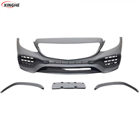 Untuk Mercedes Benz c-class W205 bumper depan 15-21 abu-abu kualitas tinggi kit bodi depan model C65 bagian depan tahun