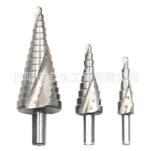 Mr <b>Drill</b> Metric <b>Step</b> <b>Drill</b> Bits 4-32mm Triangular Handle Bright Finish Steel Application - Product Image 1