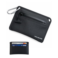 Dompet & Tempat Kartu Unisex Bahan Oxford Tahan Air IPX8, Kantong Kunci Mobil & Tempat ID - Dapat Menampung Rokok, Bukan Paspor/Ponsel