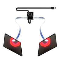 Panel de Pantalla LED Programable con Control por Aplicación, Pantalla LED Intermitente con Ojo de Águila para Mochilas, Bolsos y Automóviles