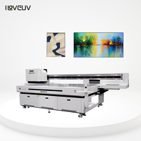 Imprimante UV grand format 2513 avec 4 à 8 têtes Ricoh G6 haute vitesse pour panneaux acryliques, carreaux et panneaux KT