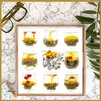 OEM ODM disponible, en vrac, bombes de thé fleuri en forme de boule, qualité supérieure, certifiées, sachet de thé santé 7g*10pcs/sachet, direct
