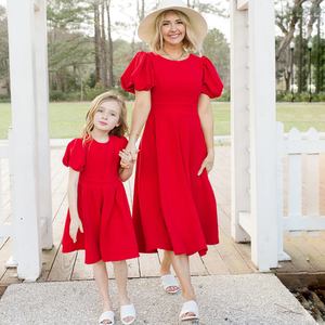 <strong>Mother</strong> <strong>Daughter</strong> Clothing Kids Dresses Red Family Dresses Mommy <strong>and</strong> Me <strong>Outfits</strong> Dress <strong>Mother</strong> <strong>and</strong> <strong>Daughter</strong> <strong>Matching</strong> <strong>Outfits</strong> - Product Image 2