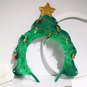 El ambiente de otoño e invierno envía diademas Tipos de diademas de estilo navideño que se pueden elegir - Product Image 4
