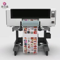 Printer UV DTF Roll to Roll All in One Baru untuk Stiker Label Film A/B dengan Cetak Varnish dan Print Head Epson Otomatis