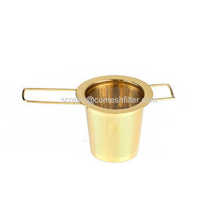 Edelstahl Tee und Kaffee Infuser Fein maschen <span class=keywords><strong>filter</strong></span> Teesieb Steilere Doppelgriffe - Product Image 3