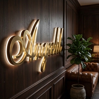 Letrero LED retroiluminado para exteriores e interiores, de alta calidad artesanal, exclusivo para comercio transfronterizo, para empresas y escaparates, de Guangzhou