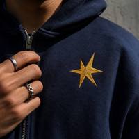 Ensemble deux pièces streetwear vintage personnalisé 100 % coton avec broderie, veste à capuche et pantalon de jogging à taille élastique, respirant