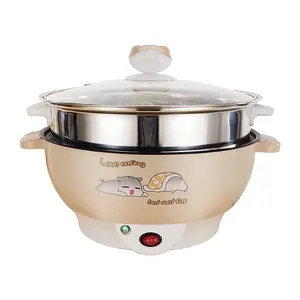 Hot Selling Mini Stainless Steel Electric Fry Pan for Home Outdoor Dormitory Electric cooker hot pot