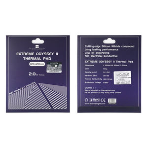 Refrigeración de CPU para almohadilla térmica 12,8 <span class=keywords><strong>W</strong></span>/<span class=keywords><strong>mK</strong></span> 120x120 0,5mm 1mm 1,5mm 2mm 3mm almohadilla de silicona de disipación de calor no conductora gris - Product Image 2