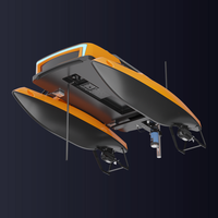 USV intelligent avec analyseur de qualité de l'eau multi-paramètres et dix flacons de prélèvement pour le prélèvement et la surveillance