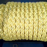 Corde Danline PP haute densité à 8 brins, corde d'amarrage marine en polypropylène monofilament blanc, corde statique en nylon pour bateaux et navires