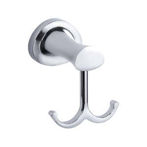 Walter Bath Hardware Set Chrome Six-Piece Wall-Mounted Towel Rack With Hooks And Soap Dish For Bathroom - Product Image 3