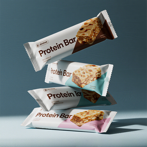 ヒールシールチョコレートエナジーバー包装アルミホイルキャンディクッキーグミプロテインバー包装バックシール包装 - Product Image 3