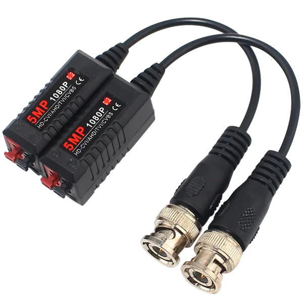 GK-3201HD 5MP video balun utp to bnc converter video balun with power CE ROHS FCC certification