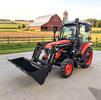 Traktor Pertanian Diesel YTO Termurah Mesin 50hp/60hp/70hp/80hp/90hp Roda 4WD Mini Traktor Pertanian 4x4 untuk Penggunaan Pertanian